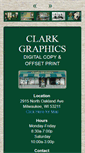 Mobile Screenshot of clark-graphics.com